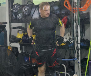 Bartosz Żukowski na siłowni