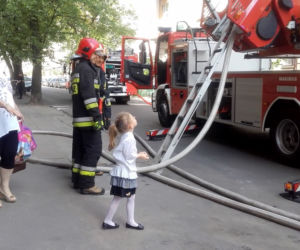 Groźny pożar na Gdańskiej w Łodzi