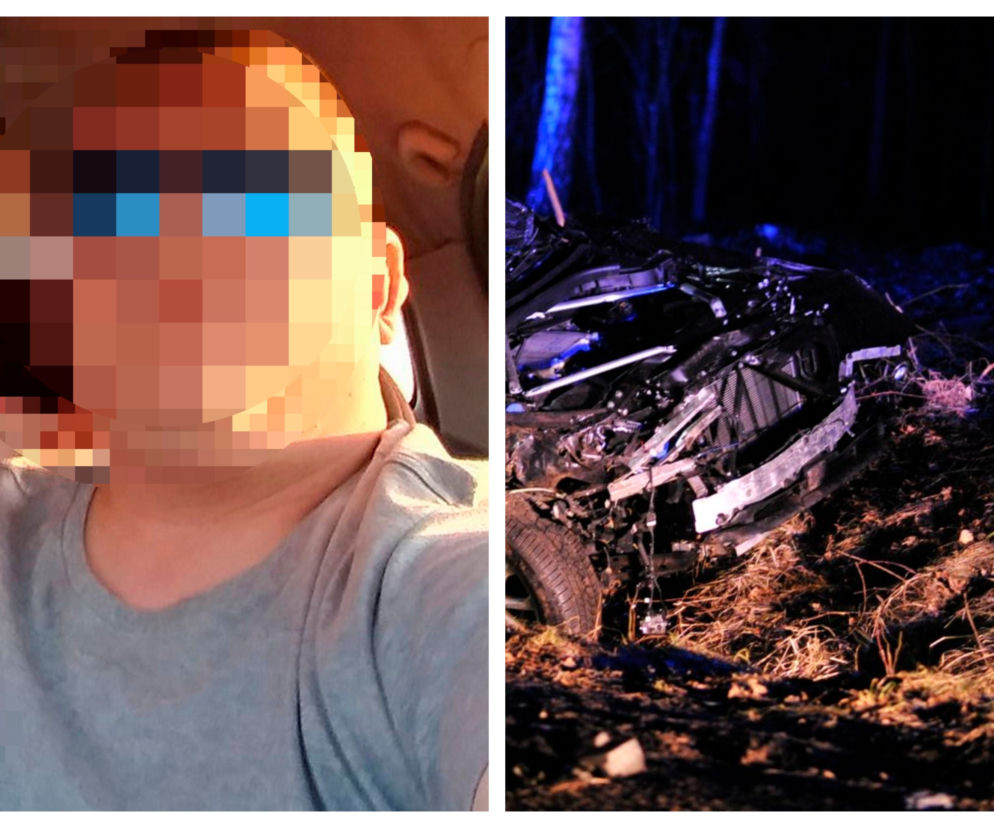 MASAKRA na drodze koło Lipna! Luksusowe BMW wyleciało w powietrze. Arek WYPADŁ i ZGINĄŁ
