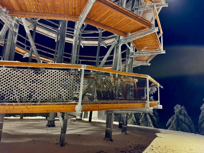 Najwyższa darmowa wieża widokowa w Polsce. Ma 38 metrów i widoki jak z bajki