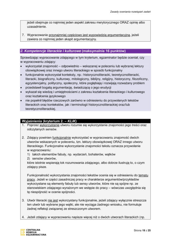 Matura próbna: polski. Klucz odpowiedzi. Jak należało napisać wypracowanie?