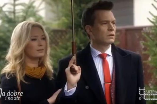 Na dobre i na złe odc. 550. Andrzej Falkowicz (Michał Żebrowski), Kinga (Marta Dąbrowska)