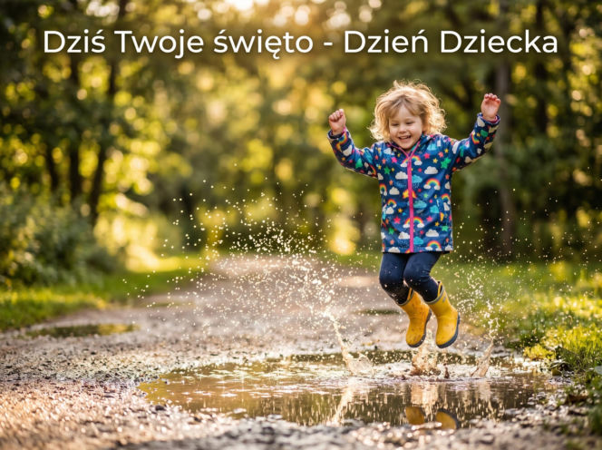 Kartka z życzeniami na Dzień Dziecka