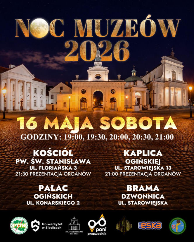 Noc Muzeów w Siedlcach z przewodnikami PTTK już 16 maja