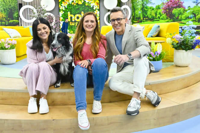 Garnitur Kasi Cichopek idealnie sprawdzi się na Komunię. Ten kolor idealnie wpisuje się w wiosenne trendy