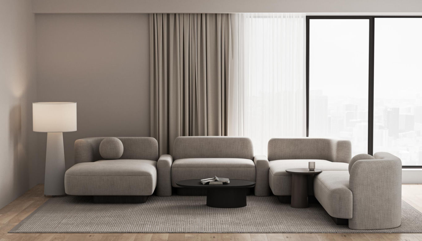 Sofa w systemie modułowym