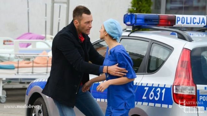 NA DOBRE i NA ZŁE odc. 508. Hana Goldberg (Kamilla Baar), James Coldwell (Jake Michaels)