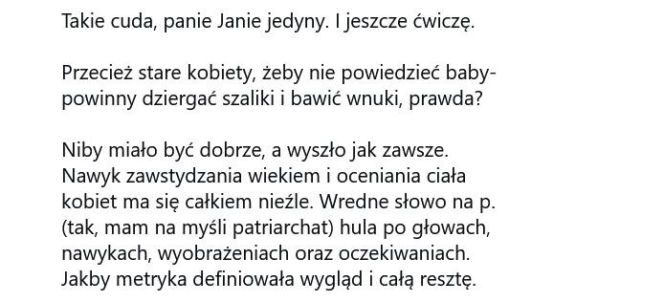 Nie dzierga szalików, nie opiekuje się wnukami. Joanna Racewicz nie daje sobie w kaszę dmuchać!