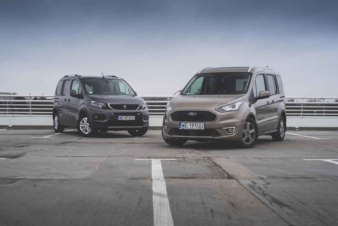 Peugeot Rifter Allure 1.5 D 130 KM MT6 vs. Ford Turneo Connect Titanium 1.5 D 120 KM AT8