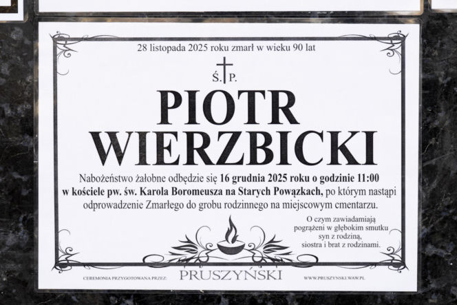 Jarosław Kaczyński na pogrzebie pierwszego naczelnego "Gazety Polskiej"
