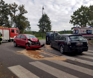 Wypadek Konstancin ul. Od Lasu