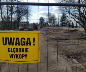 Trwa budowa przejścia pod torami na ul. Jeziornej w Olsztynie
