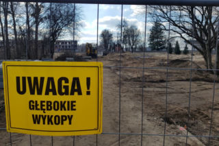 Kolejowa inwestycja w Olsztynie. Trwa budowa tunelu na ul. Jeziornej [ZDJĘCIA] 