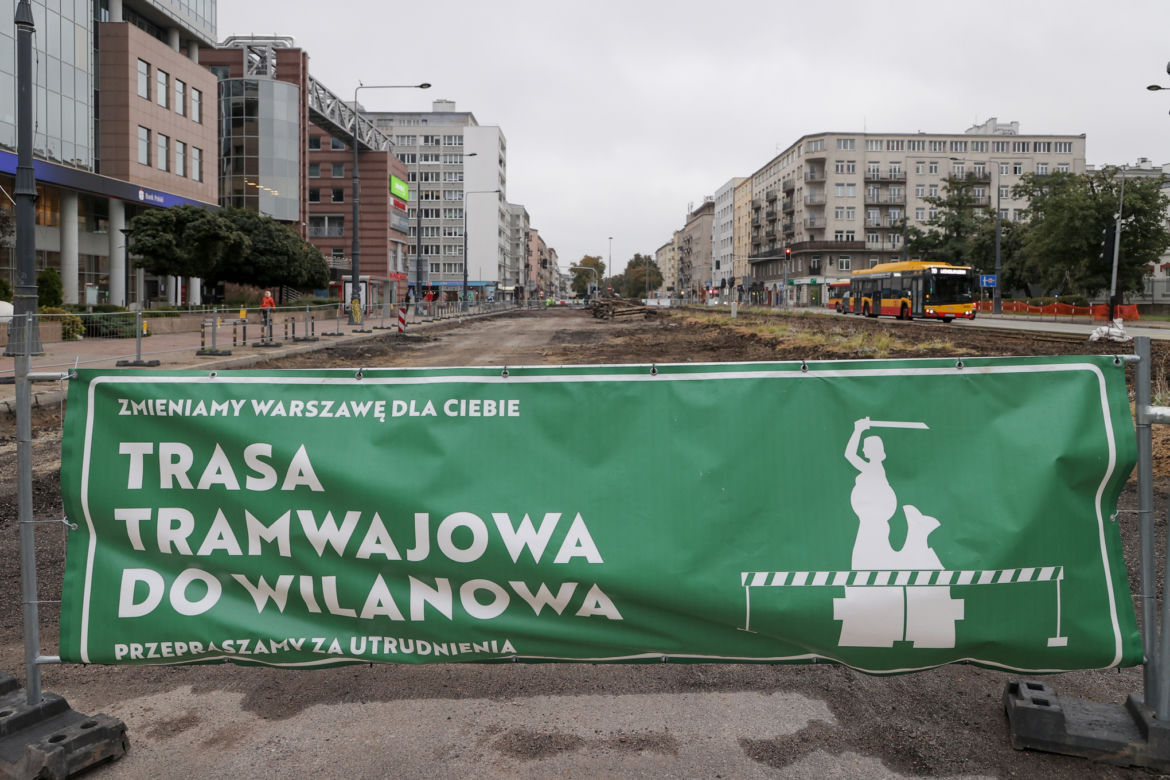 Tramwaj do Wilanowa. Czy ta stromizna na Spacerowej jest stroma?