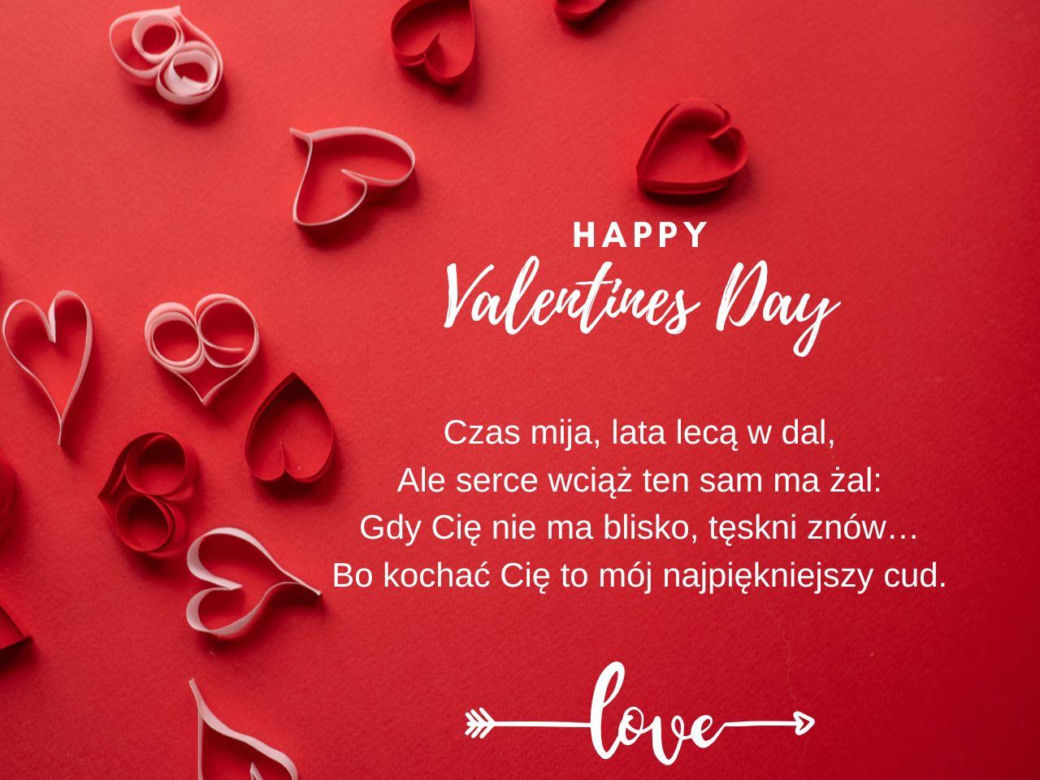 Życzenia na Walentynki