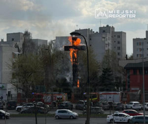 Pożar słynnego krzyża w Warszawie! Smutne słowa strażaków