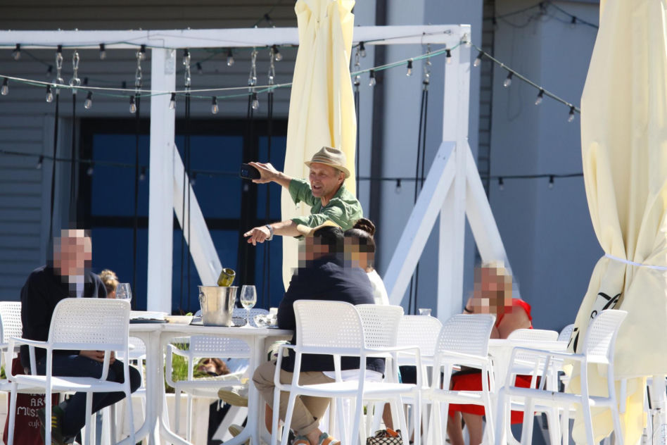 Andrzej Chyra w Sopocie bez zęba i bez alkoholu 