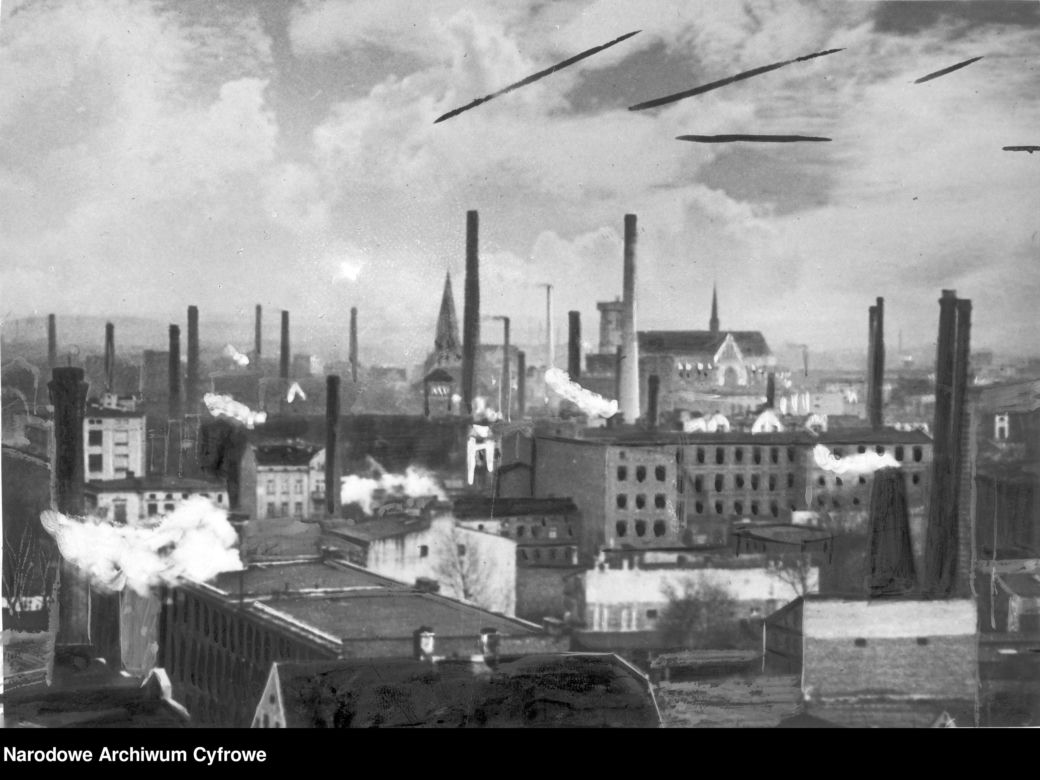 Łódź. Panorama miasta /1939