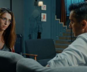 BrzydUla 2, odcinek 159. Marek (Filip Bobek), Ula (Julia Kamińska)