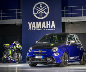 Abarth 595 Monster Energy Yamaha i Scorpioneoro