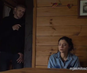 M jak miłość odc. 1460. Iza (Adriana Kalska), Artur (Tomasz Ciachorowski)