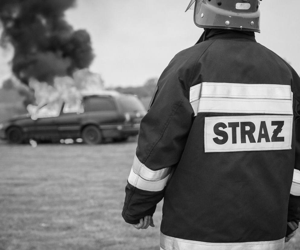 Śmierć strażaka z Gostynina. Poruszające pożegnanie druha