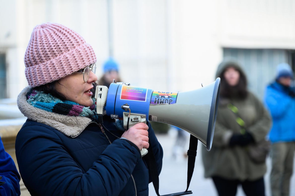 Pikieta za liberalizacją prawa aborcyjnego w Poznaniu - 7 stycznia 2024