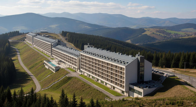 Najdłuższy hotel w Europie. Polska zaskakuje monumentalną budowlą?