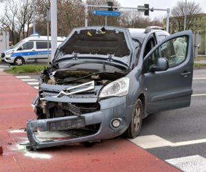 Wypadek na Konstytucji 3 Maja w Lesznie