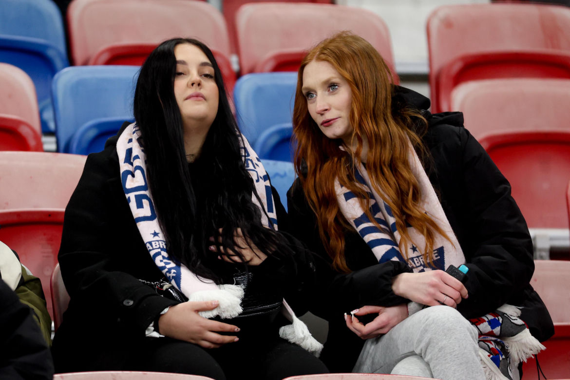 Górnik Zabrze - Lech Poznań: Zdjęcia kibiców ze szlagieru 20. kolejki PKO BP Ekstraklasy