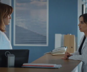 M jak miłość, odcinek 1900. Kama (Michalina Sosna), Aneta (Ilona Janyst)