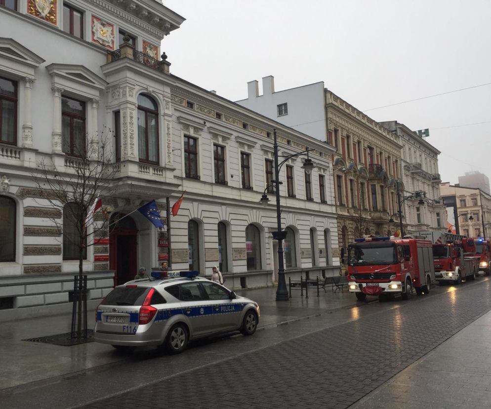 Alarm bombowy w Urzędzie Miasta Łodzi