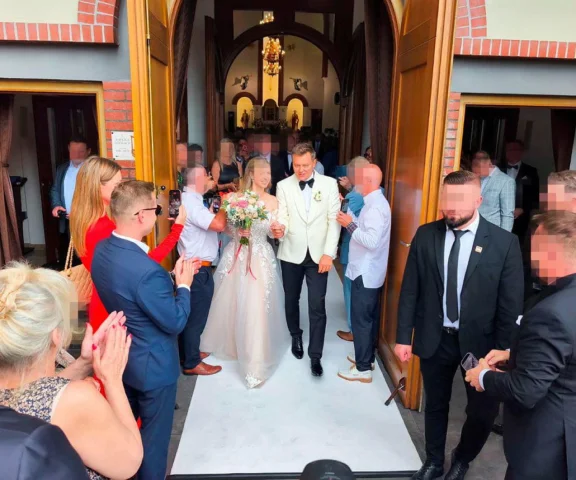 Żona Rafała Brzozowskiego zadała szyku na ślubie 