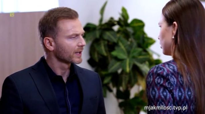 M jak miłość. Karolina Kubiak (Iga Górecka), Andrzej Budzyński (Krystian Wieczorek)