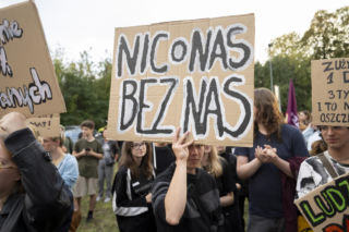 Protest w Piasecznie przeciwko Data Center