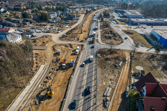 Przebudowa DK94 w Olkuszu - marzec 2026