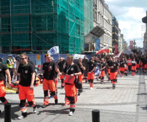 Protest ratowników medycznych we Wrocławiu
