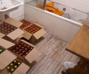 Straż graniczna uderzyła w bimbrowników. Skonfiskowali tysiące litrów alkoholu