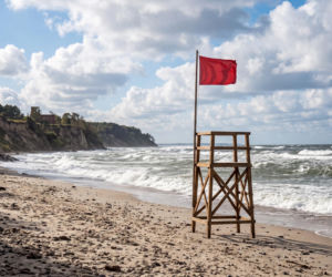Sinice Trzęsacz. Czy w Trzęsaczu można się kąpać 24.08? Flaga, warunki pogodowe