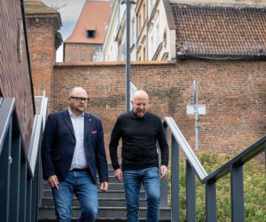 Spacer po Toruniu i rozmowa z prezydentem Pawłem Gulewskim