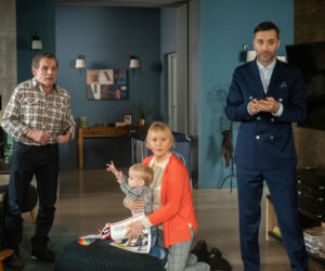 BrzydUla 2 odc. 122. Marek (Filip Bobek), Antoś (Szymon i Wojciech Gmerek), Ala (Dorota Pomykała), Józef (Marek Włodarczyk)