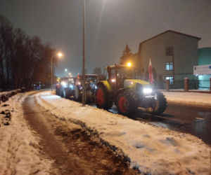 Protest rolników na spotkaniu z ministrem rolnictwa na Uniwersytecie w Siedlcach