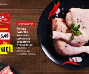 Ćwiartka z kurczaka 2,99 zł/kg