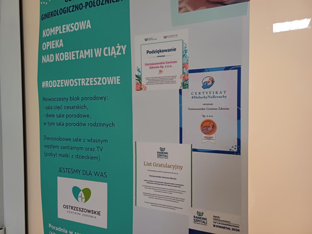 Oddział Ginekologiczno-Położniczy OCZ Ostrzeszów