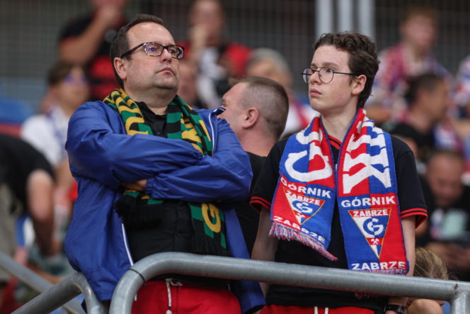 Górnik Zabrze - AS Monaco: Zdjęcia kibiców i zawodników z meczu eliminacji Ligi Konferencji