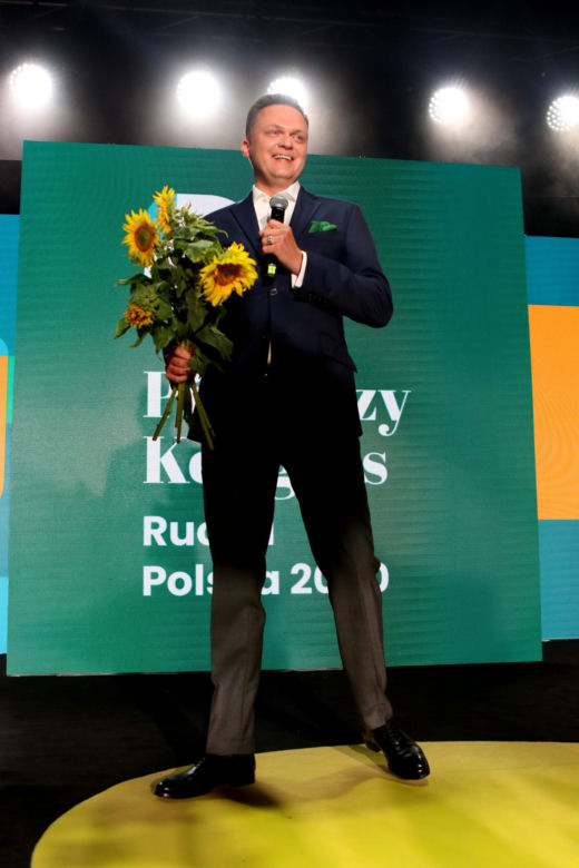 Szymon Hołownia.  I Kongres Ruchu Polska 2050