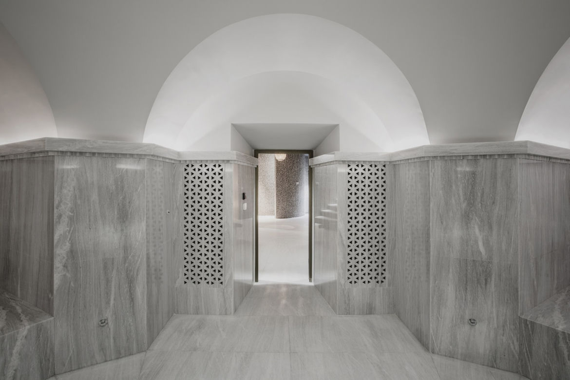 Wielokrotnie  nagradzane Euphoria Spa  (proj. DecaArchitecture, Natalia  Efraimoglou & Partners)