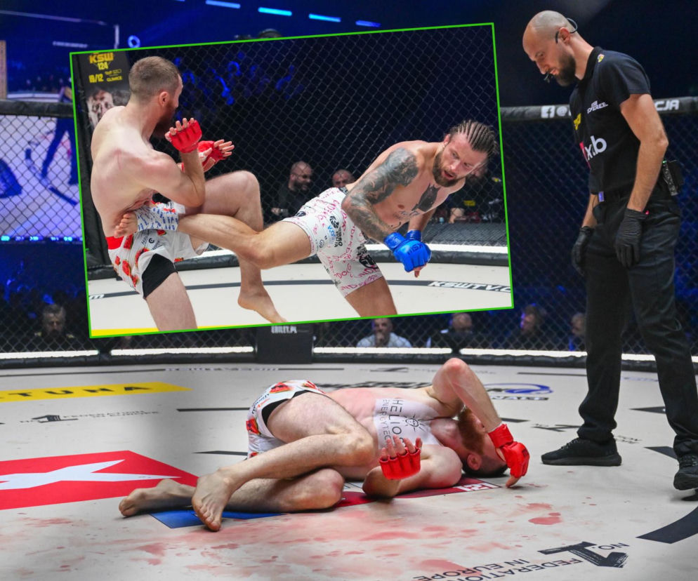 Niewyobrażalne sceny po kopnięciu w krocze na KSW 121. Czeczen zwijał się z bólu, krzyk niósł się po hali 