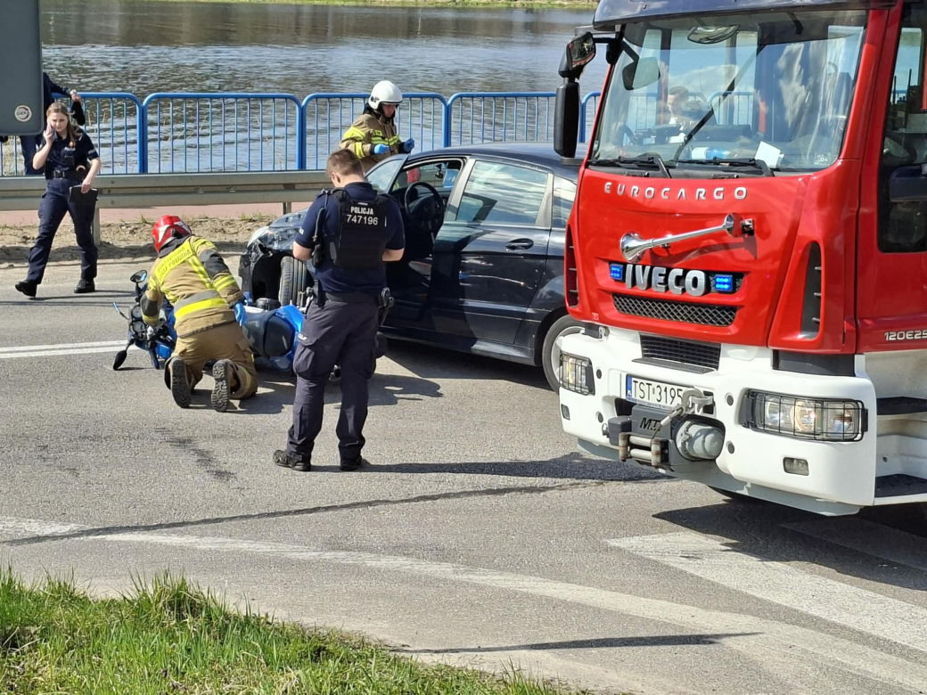 19.04.2026. Wypadek w Krynkach. Lądował LPR