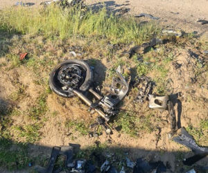 Dłużniewo. Motocykl roztrzaskany na kawałki! 33-latek zginął przez innego kierowcę [ZDJĘCIA]